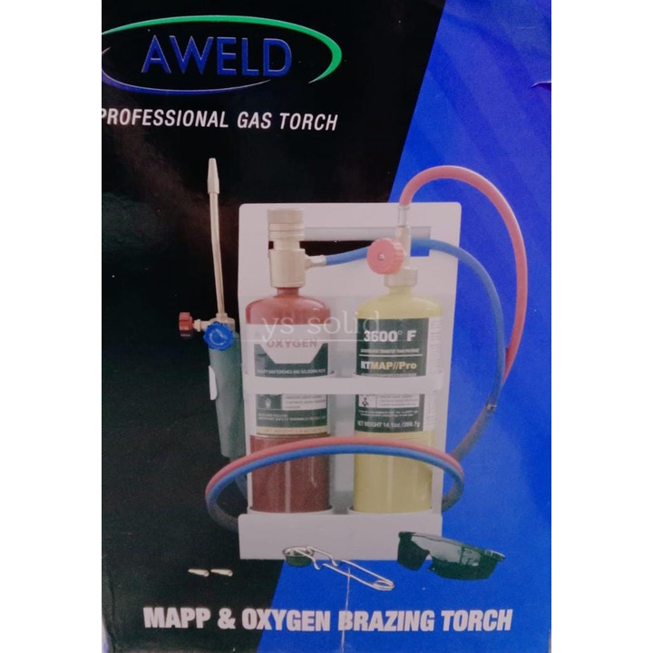 AWELD MAPP & OXYGEN BRAZING TORCH | Shopee Malaysia