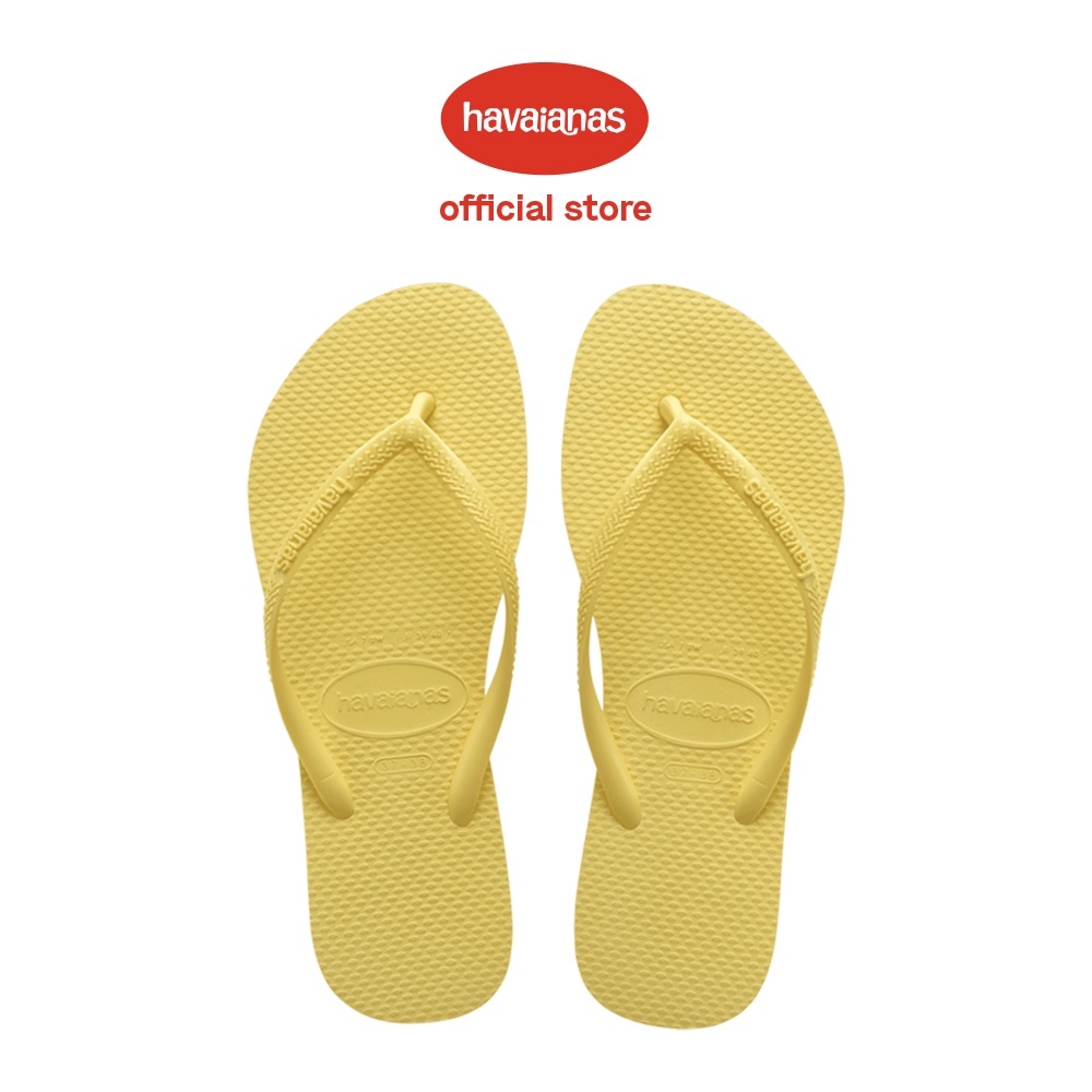 Havaianas Women Slim Flip Flops Lemon Yellow Shopee Malaysia