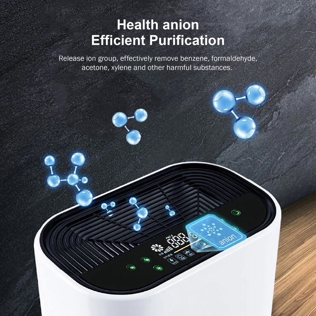 SwissThomas Indoor Air Purifier UV Light Anti Dust UV Sterilizer Air