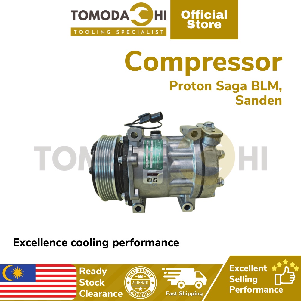 TOMODACHI Car Air Cond Compressor Aircond Proton Saga BLM Persona