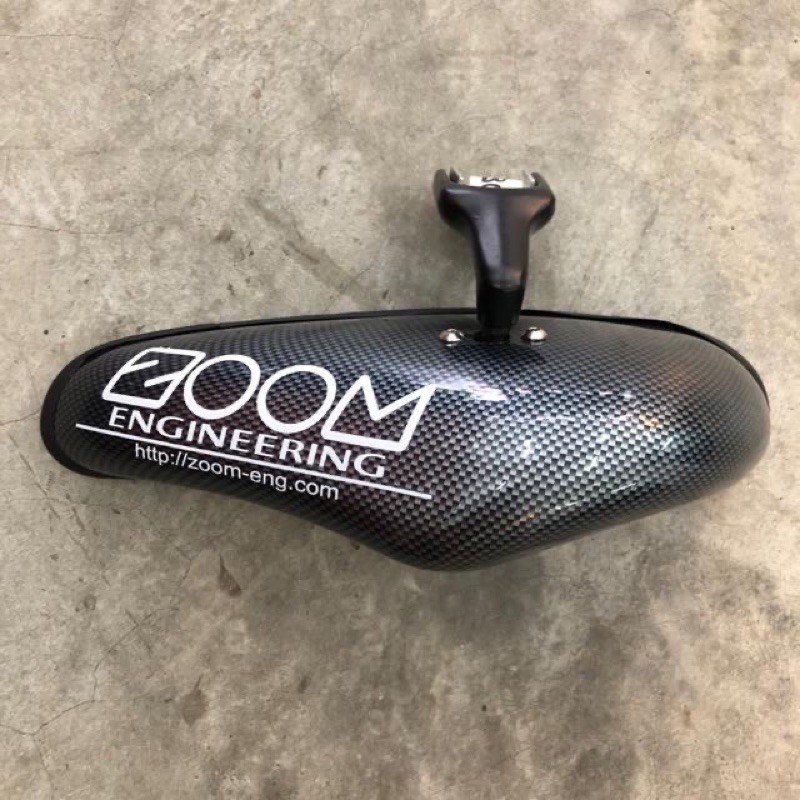 ZOOM ENGINERING ZOOM MIRROR CENTER MIRROR REAR MIRROR UNIVERSAL BLUE