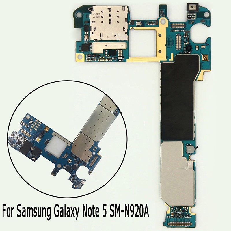 Unlocked Logic Main Motherboard for SAMSUNG Galaxy Note 5 SM N920A 32GB