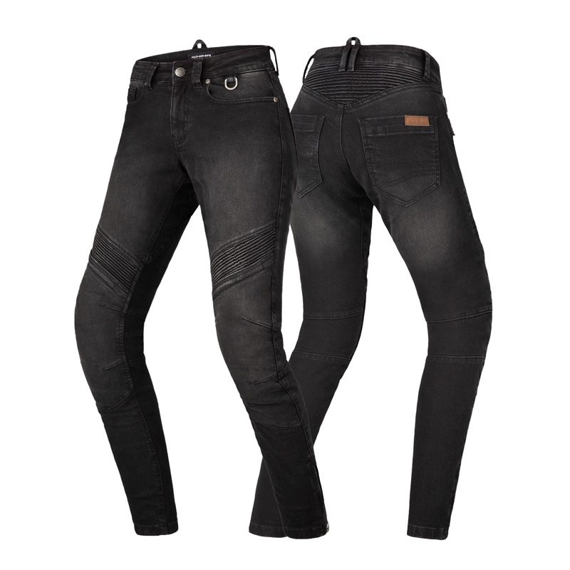 SHIMA JESS BLACK Motorradhose Für Frauen - Mit Protektoren, Slim Fit