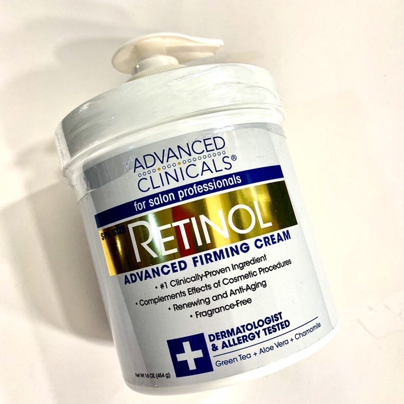 Advanced Clinicals Retinol Advanced Firming Cream 454g. | Shopee Malaysia