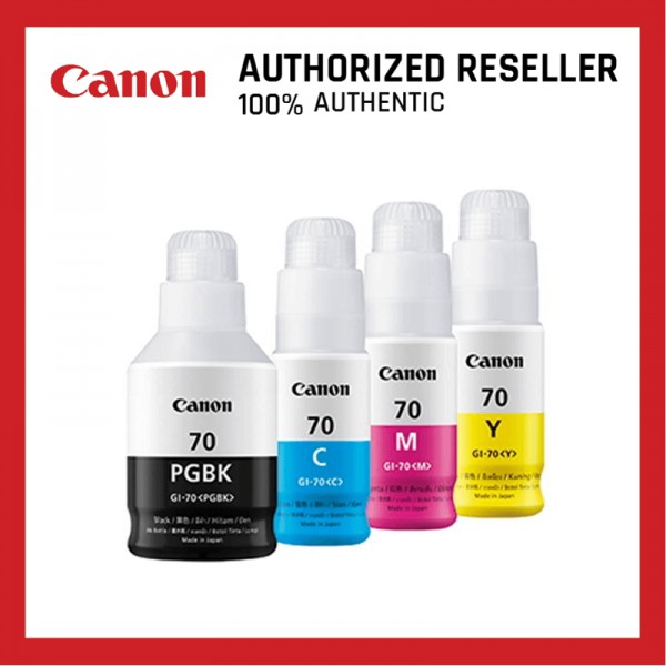 Canon Ink Bottle GI70 Pigment Black Shopee Malaysia
