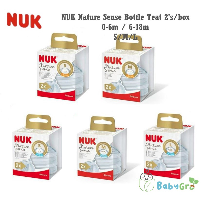 Nuk nature best sale sense teats