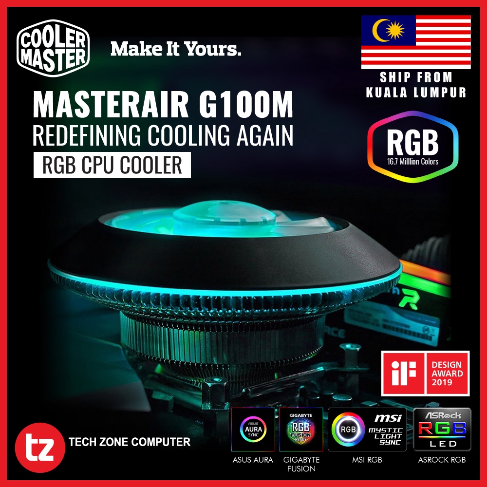 Cooler master best sale master air g100l