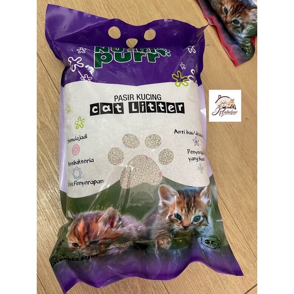 Nutri Purr Pasir Kucing / Cat Litter 5L /CATTYLUV 10L Lemon Cat Litter (max2bag per order)