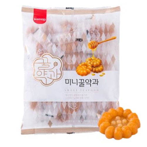 [Samlip] Honey Mini Yakgwa (70g, 200g) Korean Tradional Sweets bag