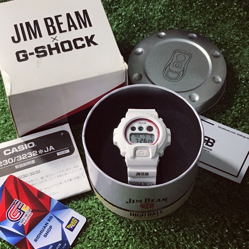 ORIGINAL G-SHOCK DW-6900 COLLABORATION JIM BEAM JAPAN SET | Shopee