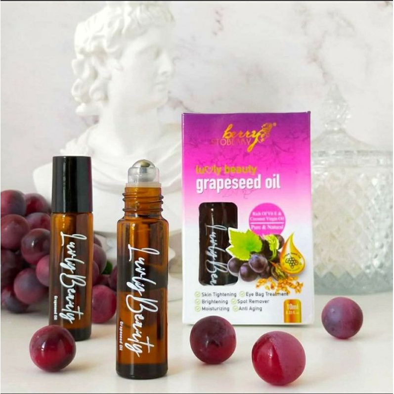 GRAPESEED OIL LUVLY BEAUTY BY BERRY STOBERRY (10ml) Shopee Malaysia