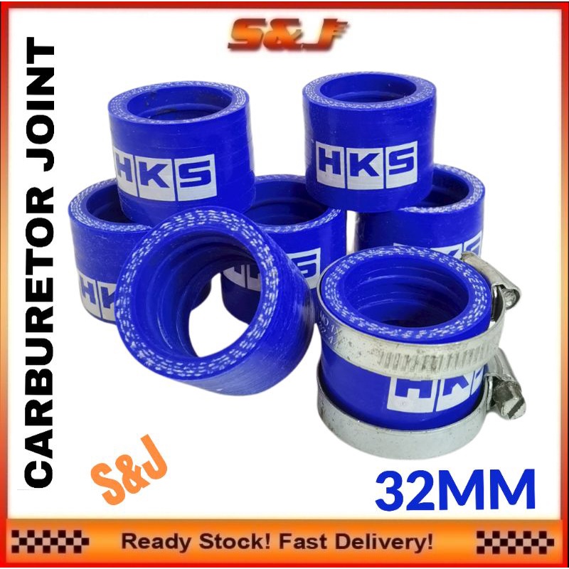 HKS CARBURETOR JOINT 28MM 34MM WITH CLIP NSR CARBURETOR USE Shopee