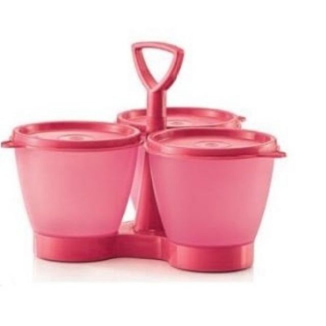 Tupperware Condimate Set(Red) | Shopee Malaysia