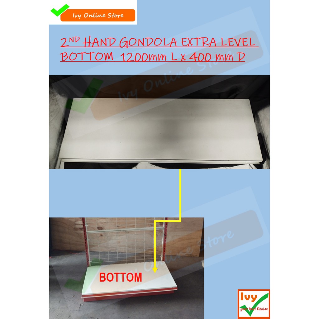 2ND HAND GONDOLA EXTRA Additional BOTTOM LEVEL Shopee Malaysia