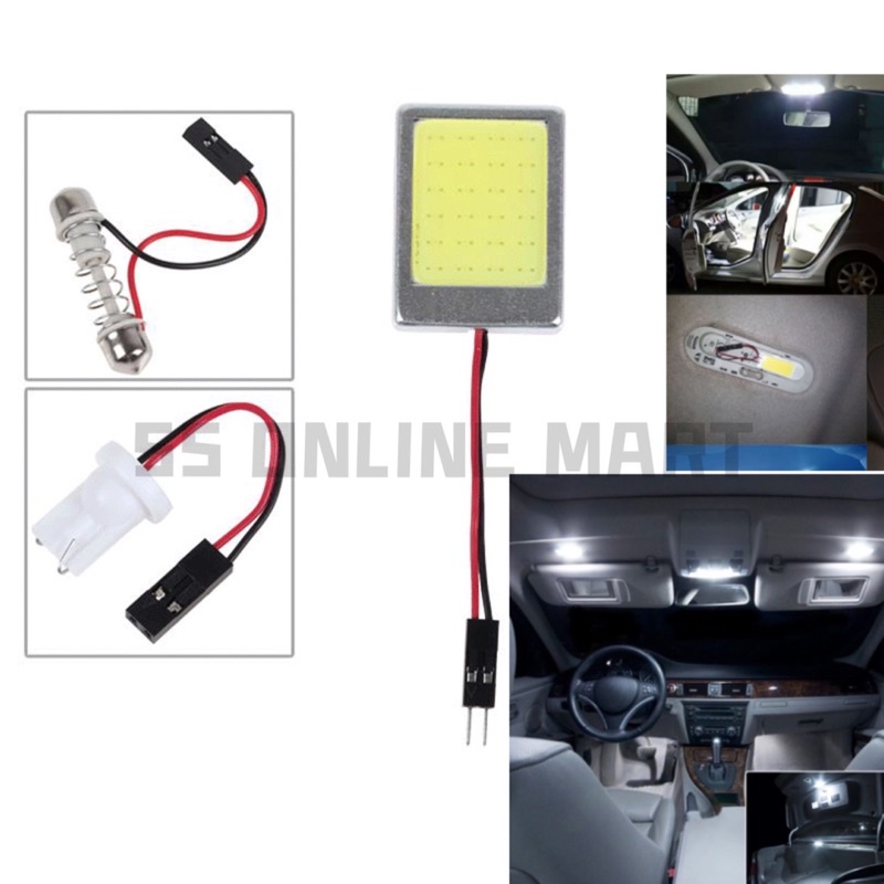 thumbnail image 2 of YM E-Bright 100-Pack COB 18-SMD LED Bulbs – T10, BA9S, Festoon – 12V For Car Interior, Dome, Door Lights 2 of 2