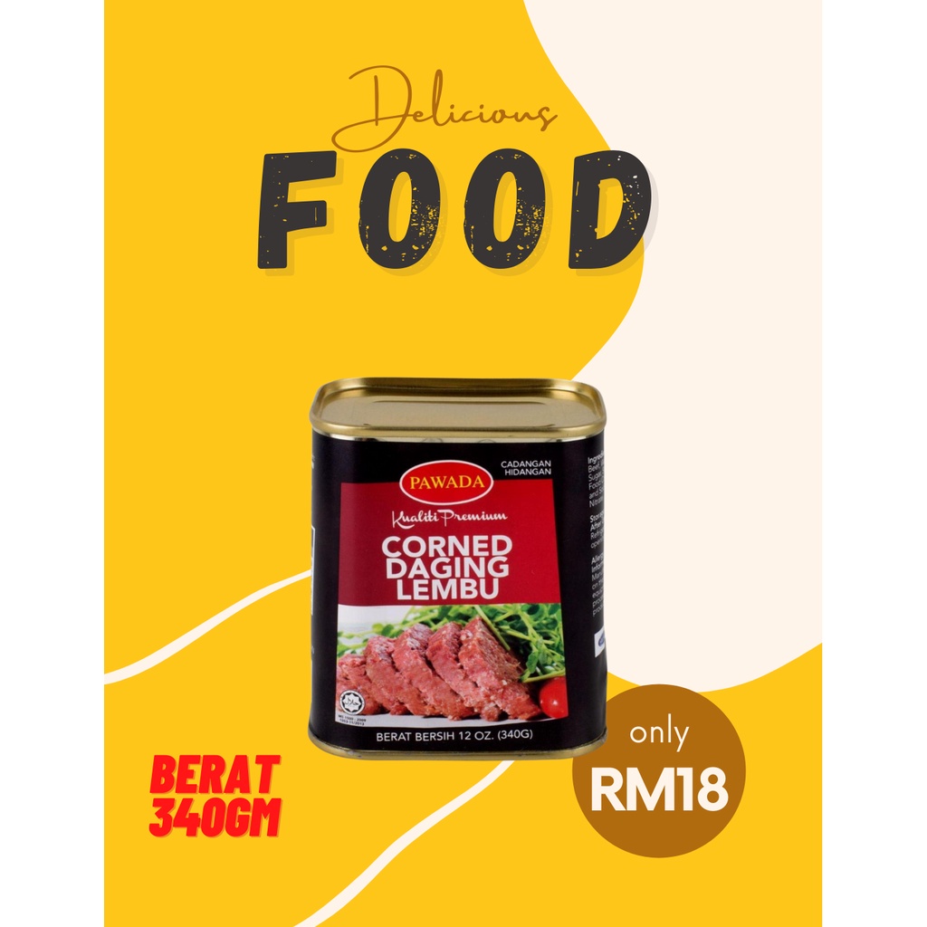 Corned Beef Pawada Halal Product Shopee Malaysia