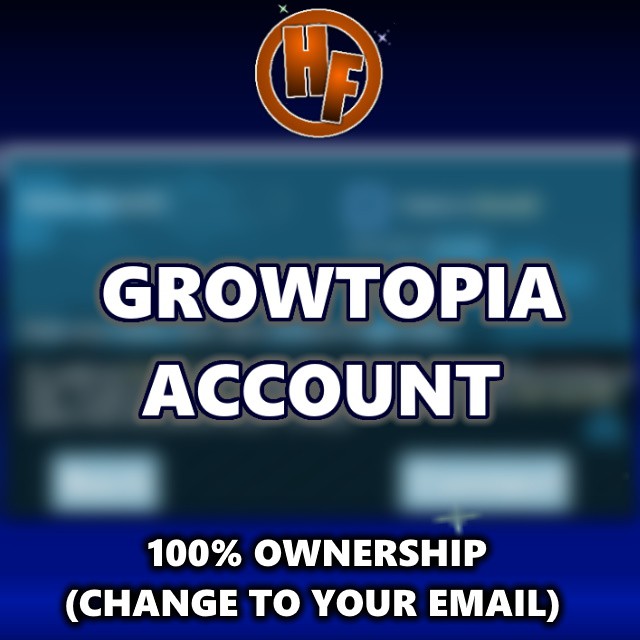 Growtopia Accounts (with email and password） Shopee Malaysia