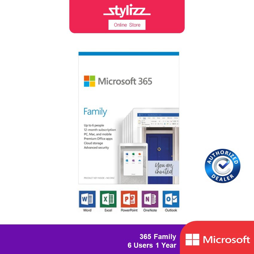 Microsoft 365 Family (Office 365 Family) - Product Key