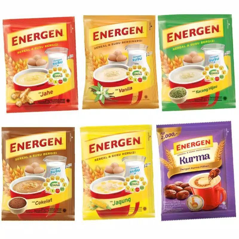 Energen Chocolate Vanilla Dates Green Beans Together 10 Contents ...