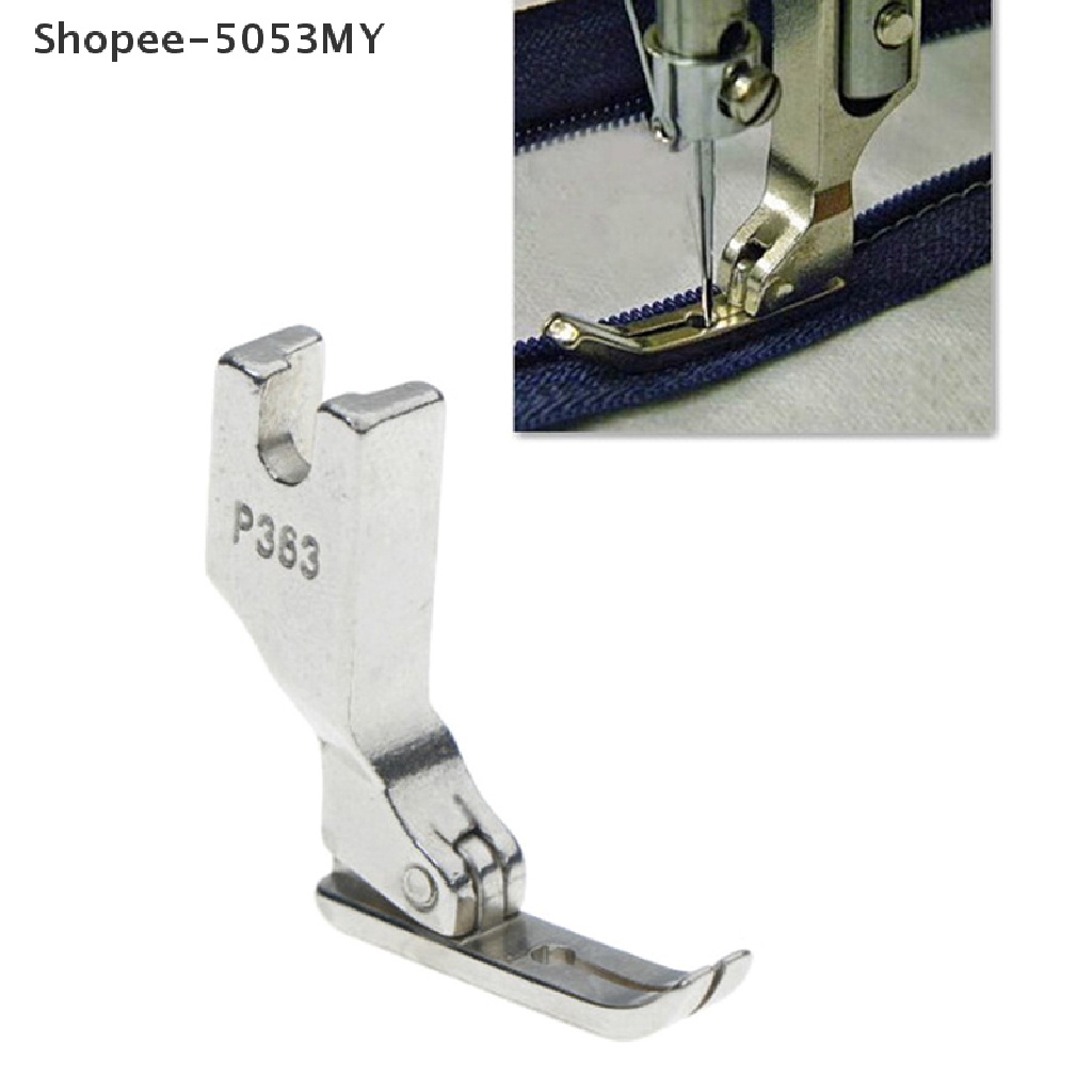 Shopee5053MY Stainless Industrial Zipper Presser Foot P363 For Brother