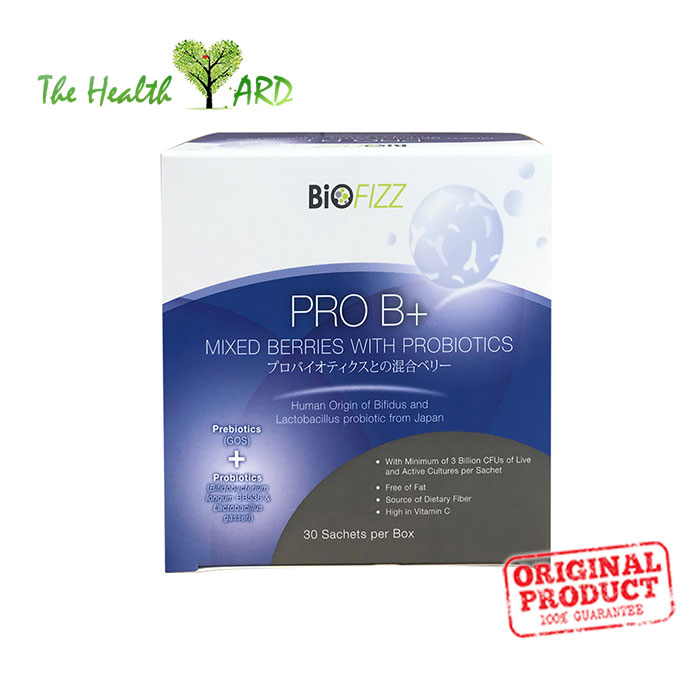 Biofizz Pro B+ Mixed Berries With Pre & Probiotics 30's Sachets / 2 X ...