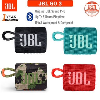 JBL Go 3 Portable Waterproof Wireless Outdoor Bluetooth Speaker