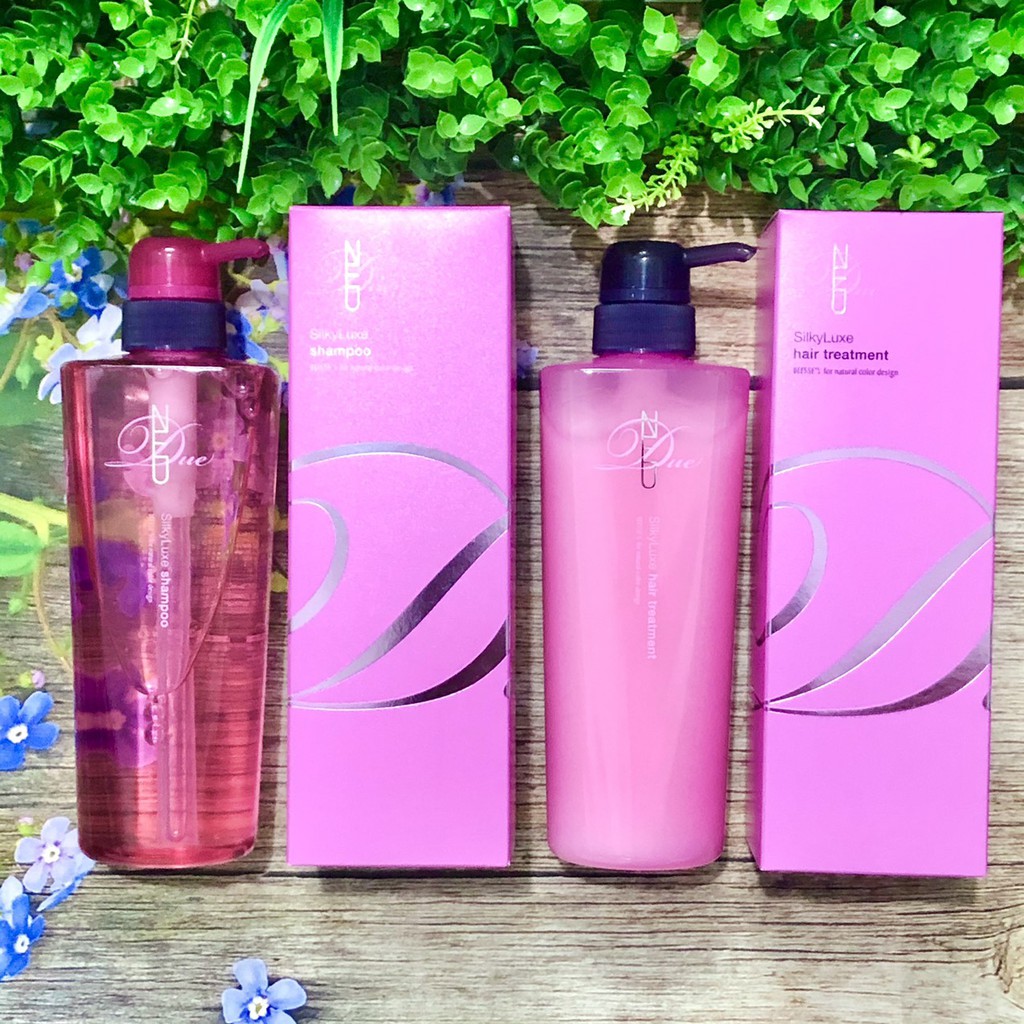 Milbon SILKY LUXE UltraSmooth Conditioner Shampoo For Thin Hair 500ML