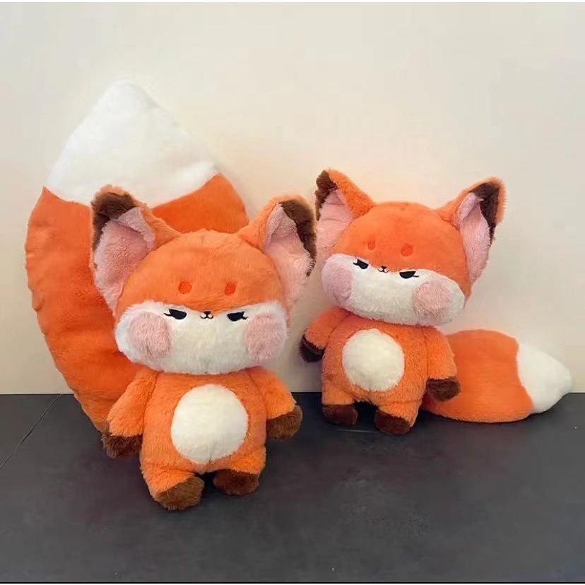 Cute Fox Plush Toy Dudu Fox Teddy Bear Soft Toy Plushie Birthday T Shopee Malaysia