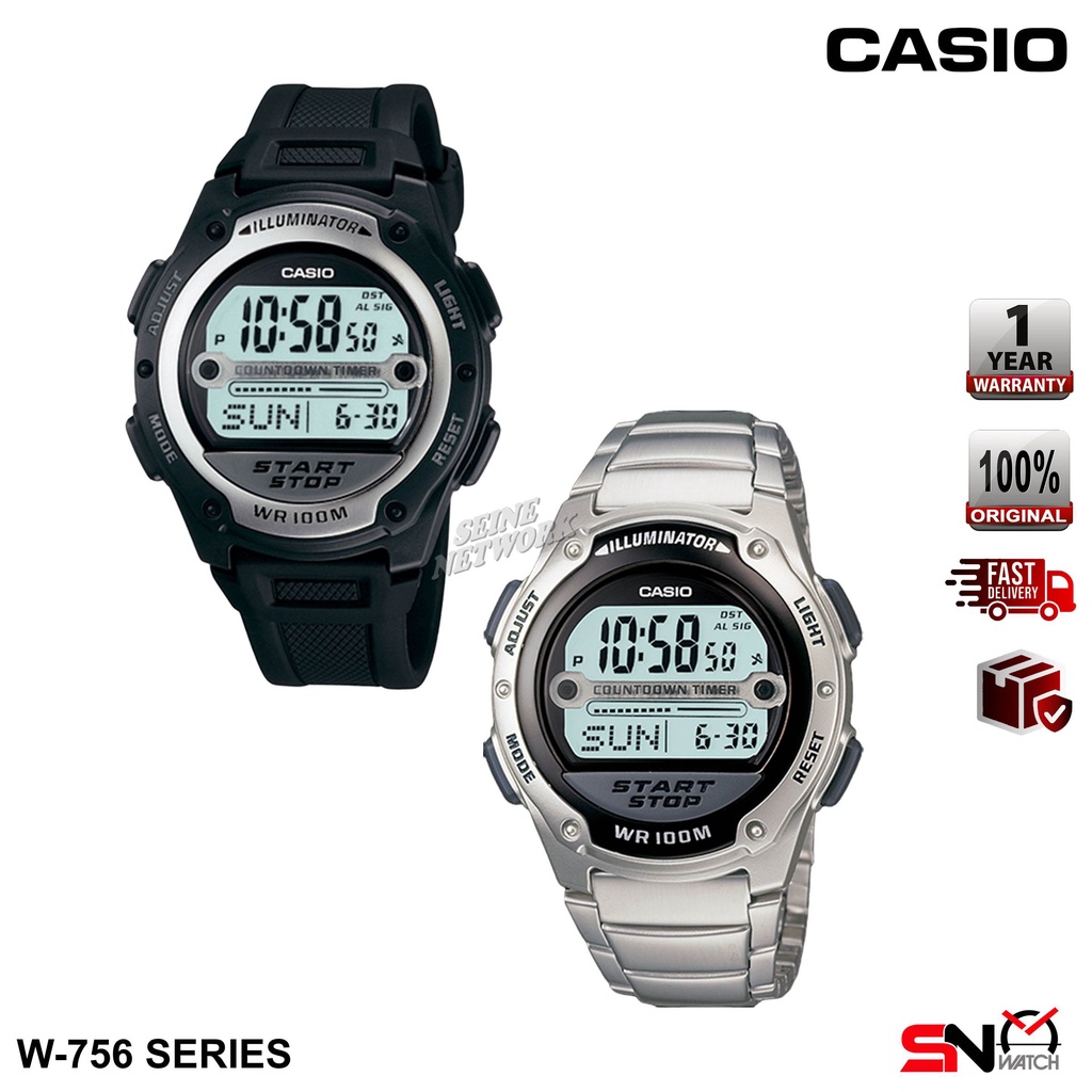 Casio w756d outlet