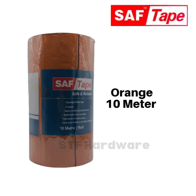 10M SAF TAPE / RAINBOW Dry Fix Roof Ridge Leak Proof Bitumen Poly Tape Flash Band Getah Bumbung