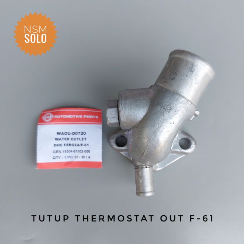 Water Outlet Cover Housing Thermostat Out Car Daihatsu Feroza F61