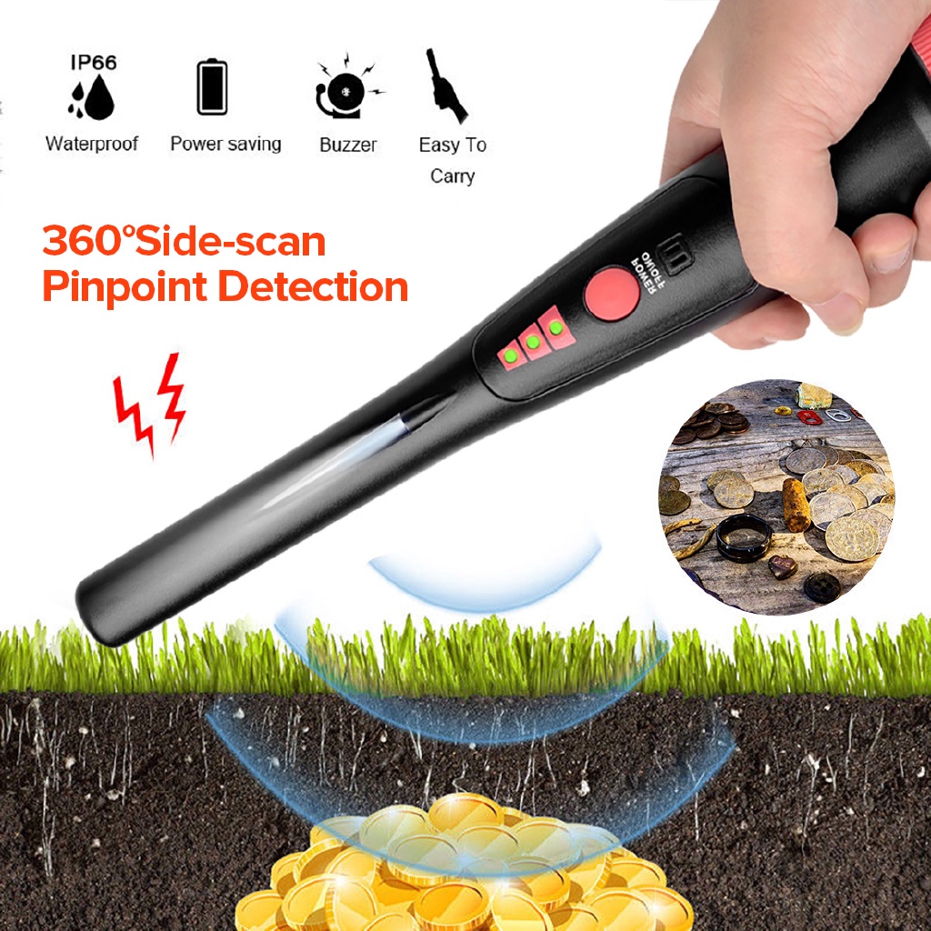 GC2007 Gold Metal Detector Probe Sensitive Handheld Pinpointer Treasure