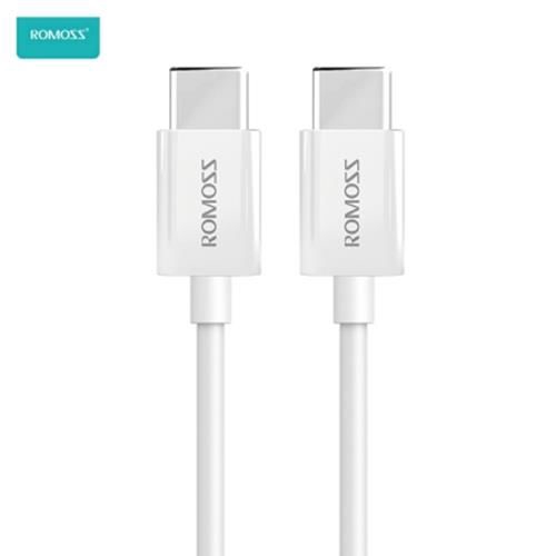 ROMOSS CB32 USB TYPE-C TO TYPE-C 2.1A CHARGE DATA CABLE 1M (WHITE ...