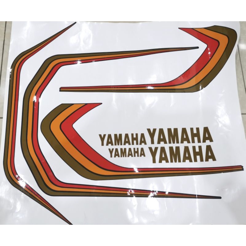YAMAHA RXS115 RXS 115 Body Stripe Sticker Body Set | Shopee Malaysia