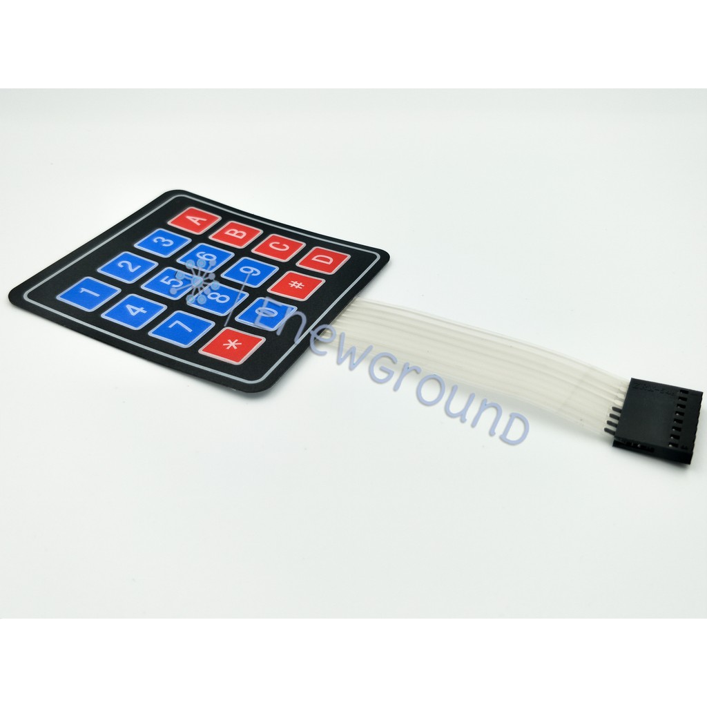 Membrane keypad (4x4 buttons, soft press) | Shopee Malaysia