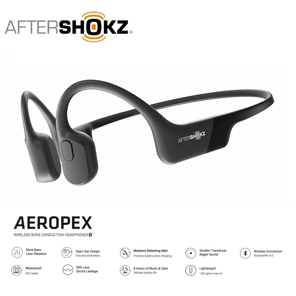 Aftershokz Aeropex AS800 Open Ear Wireless Bone Conduction Headphones Shopee Malaysia