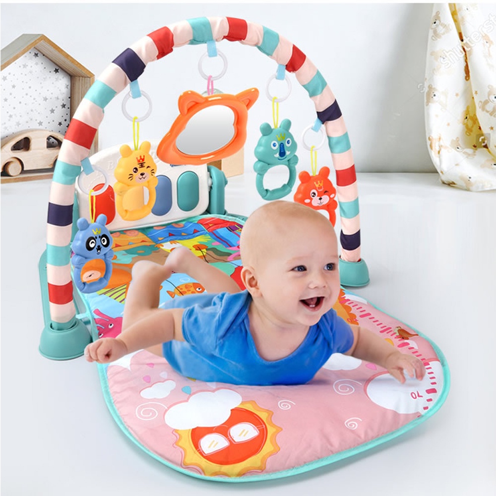 Music Wonderland Baby Gym Piano Toy Bed Toddler Exercise Playmat