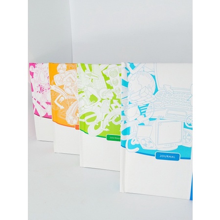 Spiral Notebook Journal Book Diary A6size 144sheet 70G Non Ruled Full ...