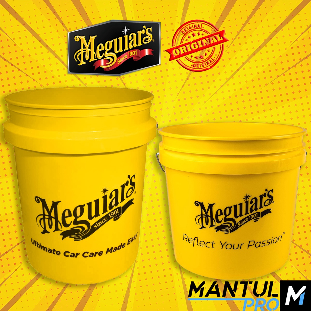Meguiar's Yellow Bucket Original (Made in the USA) Shopee Malaysia