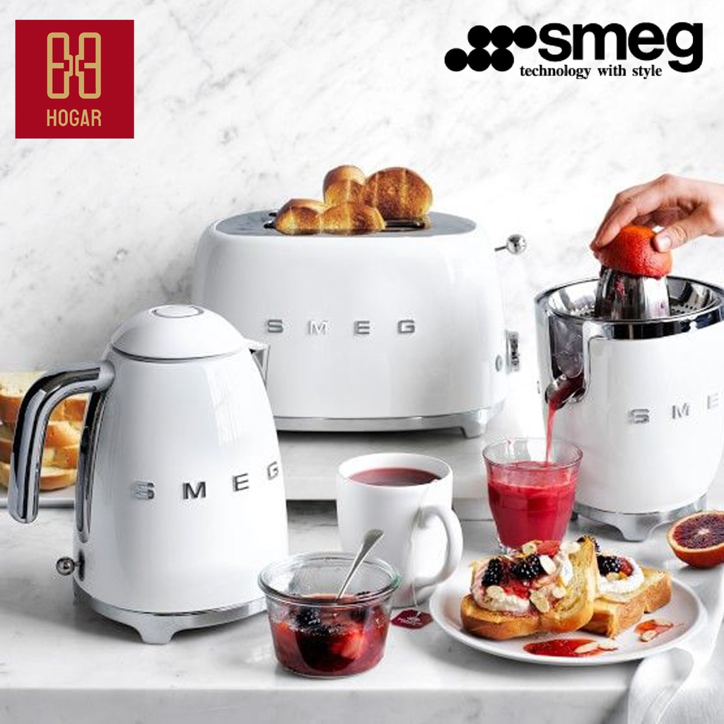Smeg Toaster TSF01 White | Bread Toaster| Retro Toaster | Pembakar Roti ...