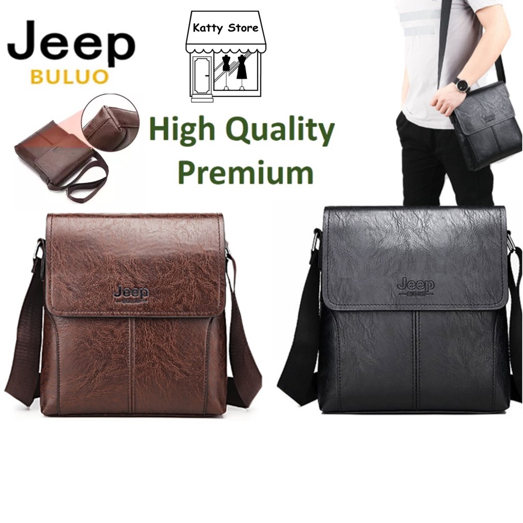 MV Bag Sling Bag Premium Quality Messenger Shoulder Crossbody Men Casual  Brown Beg Silang Sandang Pouch Lelaki Murah [L5191-GXD]