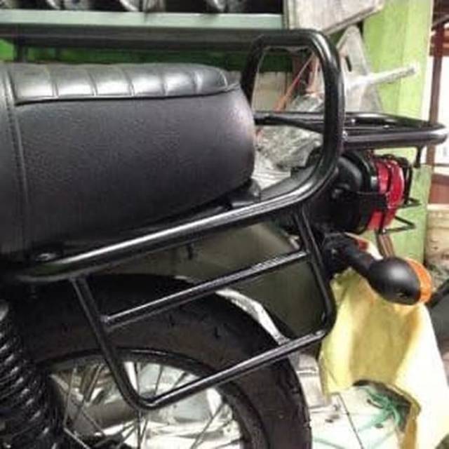 Kawasaki w175 rear luggage rack Back - CB rear luggage bracket | Shopee ...