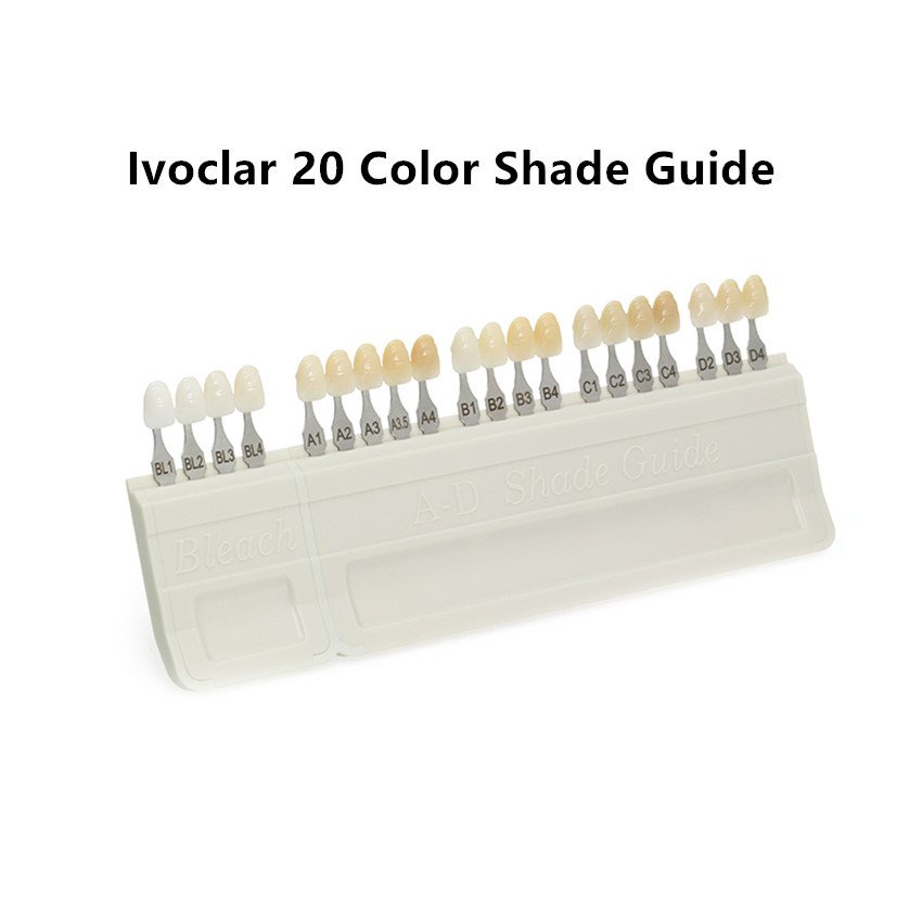 Dental Teeth A-D Shade Guide Ivoclar Vivadent Porcelain Material 20 ...