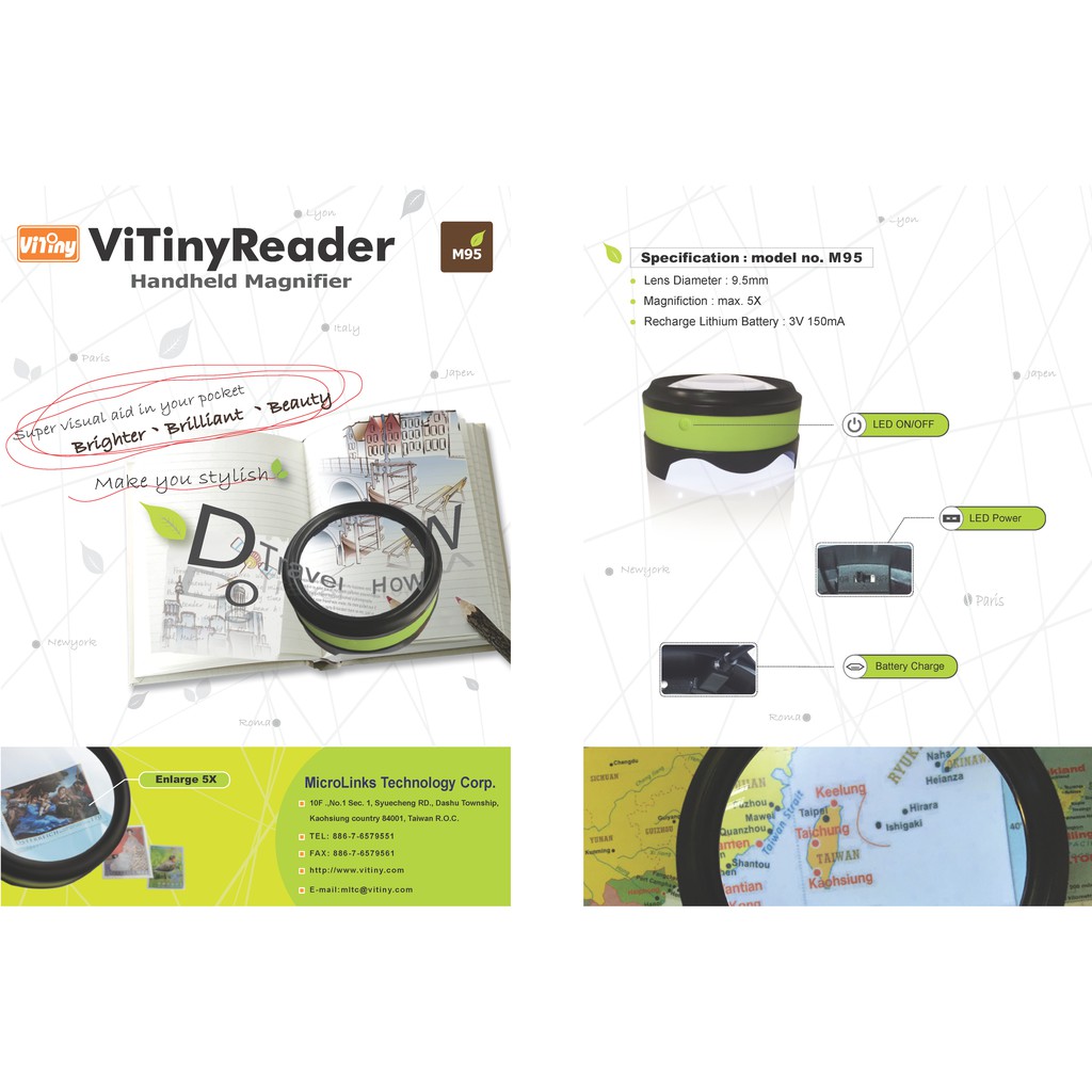 🔥 Malaysia Ready Stock 🔥 Vitiny Handheld Magnifier M95 Series | Shopee ...