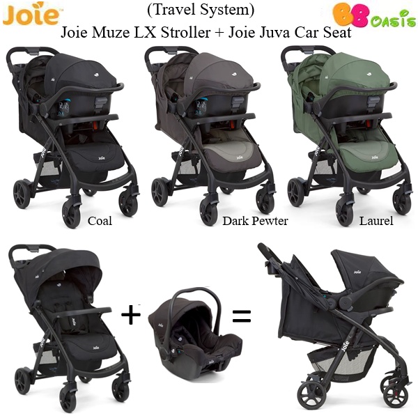 Joie Muze LX Stroller Joie Juva Infant Car Seat Travel System Shopee Malaysia