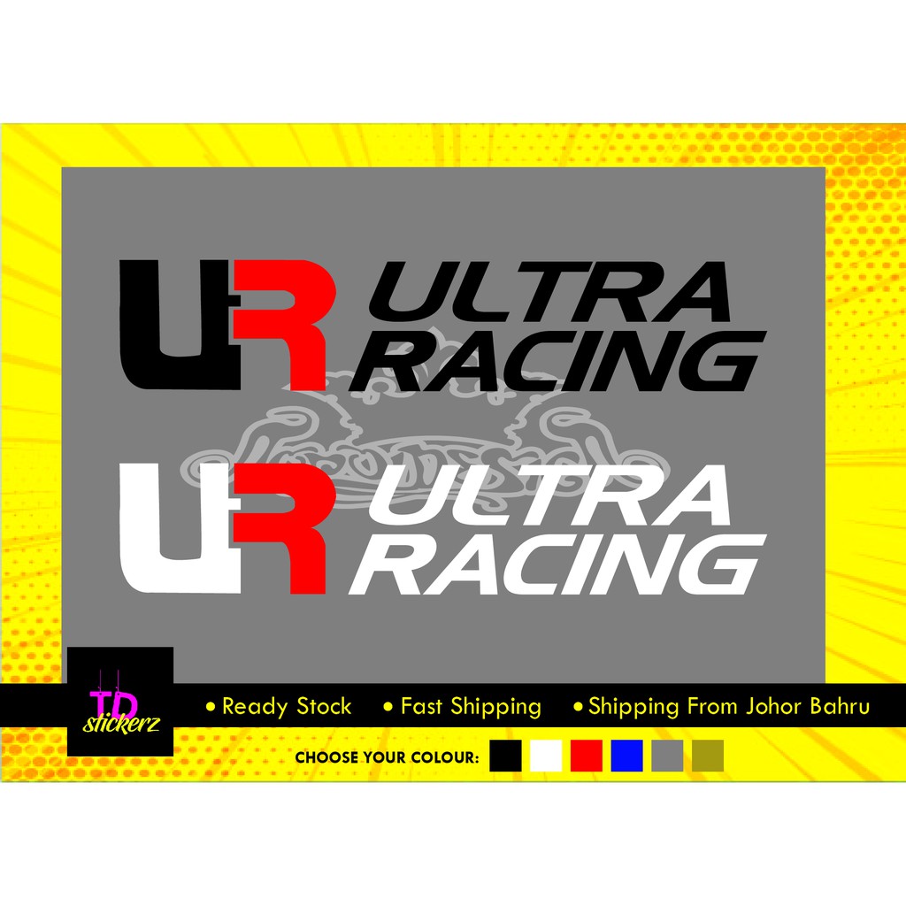 ULTRA RACING CAR STICKER | Shopee Malaysia