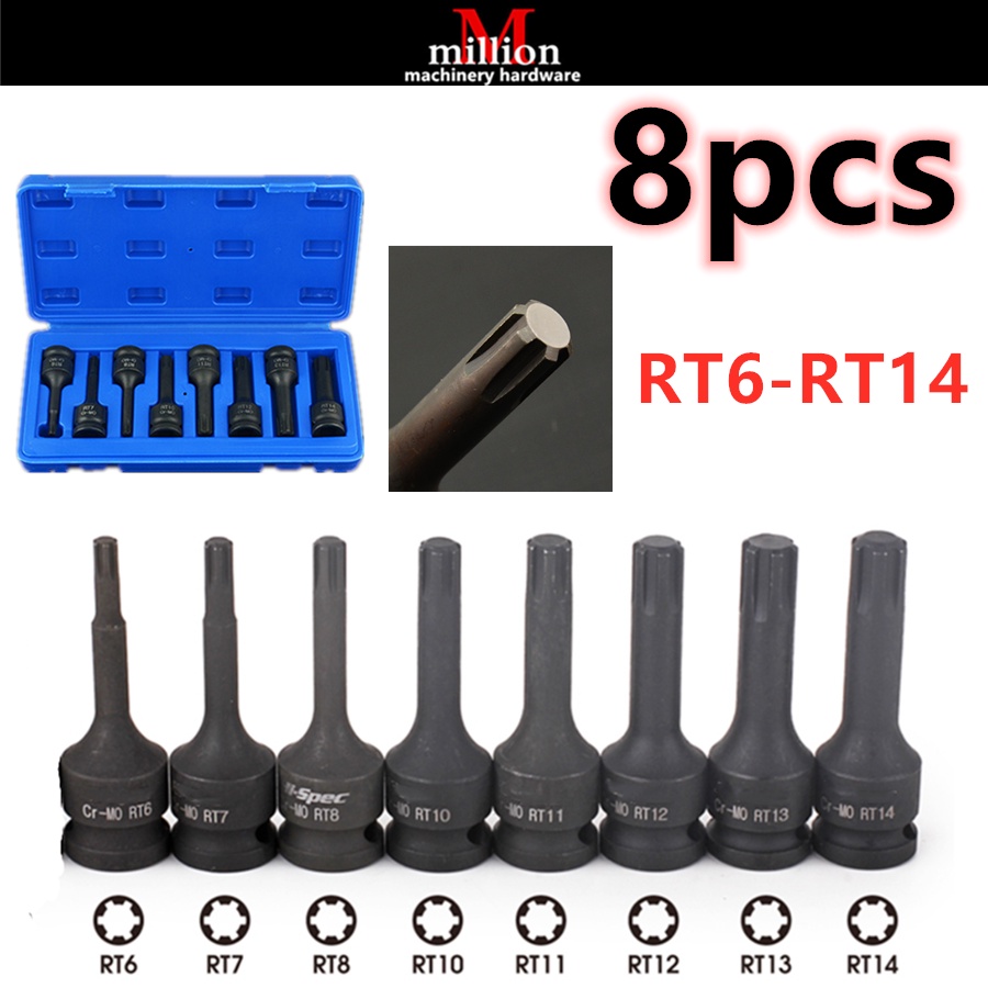 8pcs 1/2