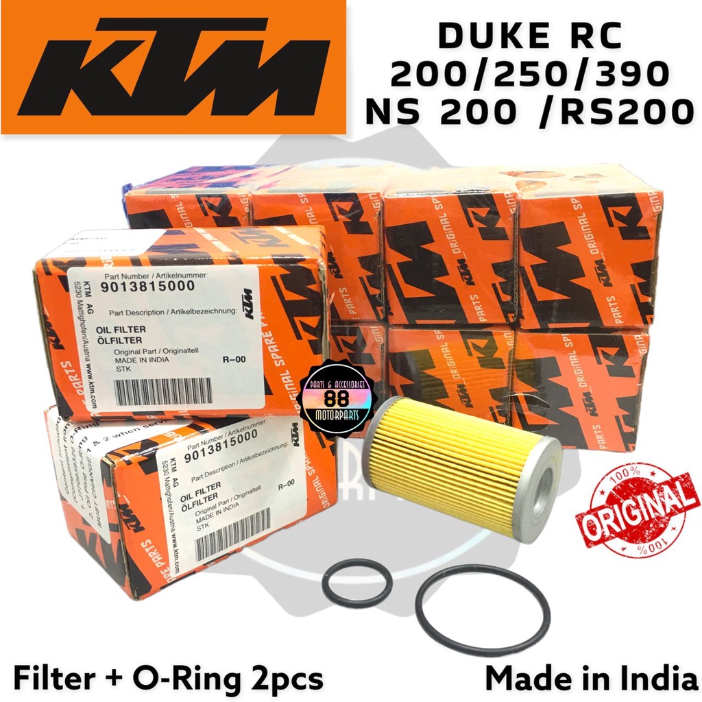 ORIGINAL KTM DUKE 200 250 390 PULSAR MODENAS RS NS 200 OIL FILTER