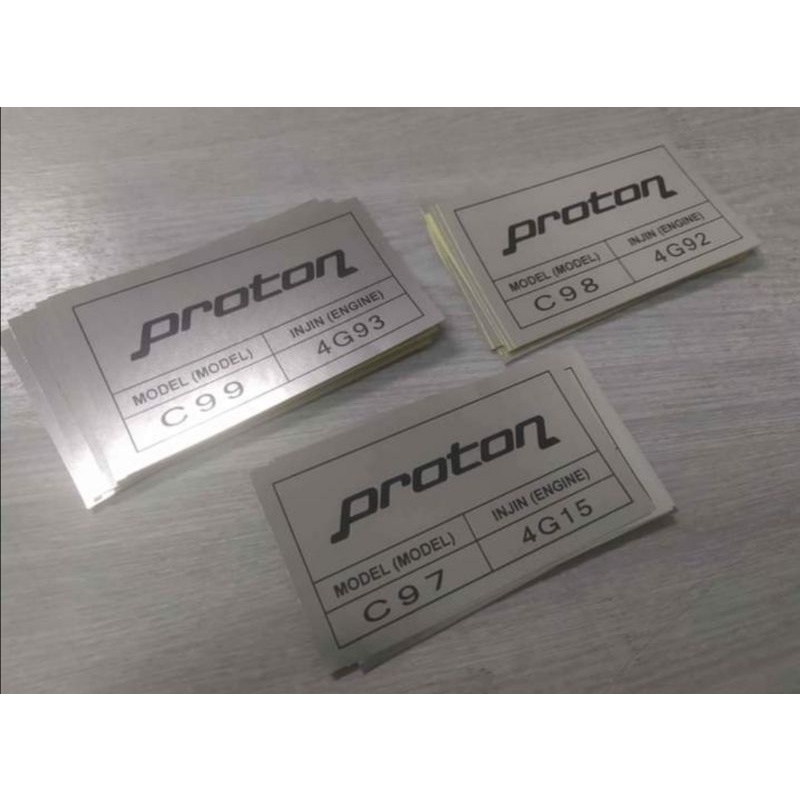 Sticker engine bay wira Shopee Malaysia