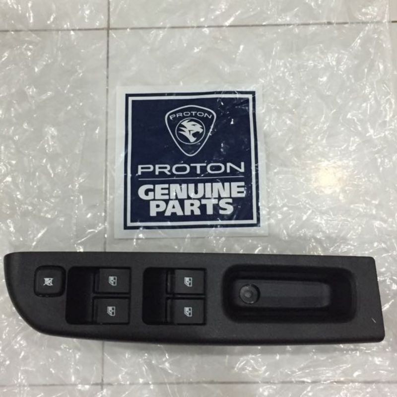 Original Proton Geniune Saga Blm Flx Power Window Main Switch 5 Button (Driver Side) Shopee